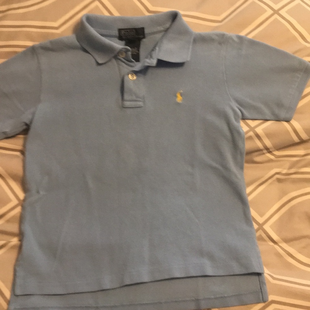 Boys Lite blue Polo by Ralph Lauren.